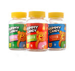 Delicious Mixed Fruit Gummy Bears / Gummy Bear Sweets Individual Bag Wrapped